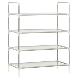 vidaXL Shoe Rack 4-Tier Shoe Storage Organizer Shelf Holder for Entryway Metal-0