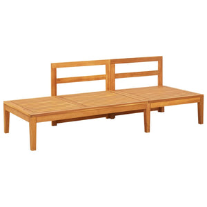 vidaXL Patio Bench with Table Dark Gray Cushions Solid Acacia Wood-4