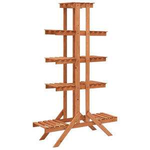 vidaXL Plant Rack Plant Stand Flower Pot Stand Indoor and Outdoor Solid Wood-5