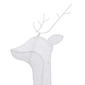 vidaXL Christmas Decoration Reindeer Family Christmas Lighting with LEDs Mesh-45