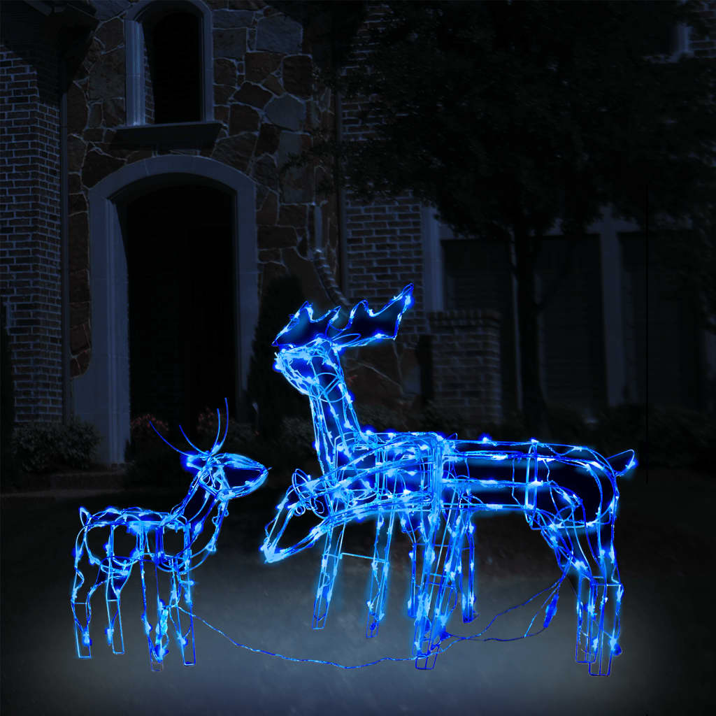 vidaXL Christmas Reindeers 3 Pcs Christmas Lighting Display with 229 LEDs-26