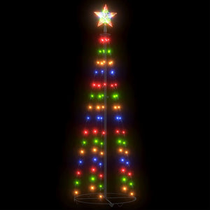 vidaXL Christmas Cone Tree Decoration Artificial Christmas Tree with LEDs-13