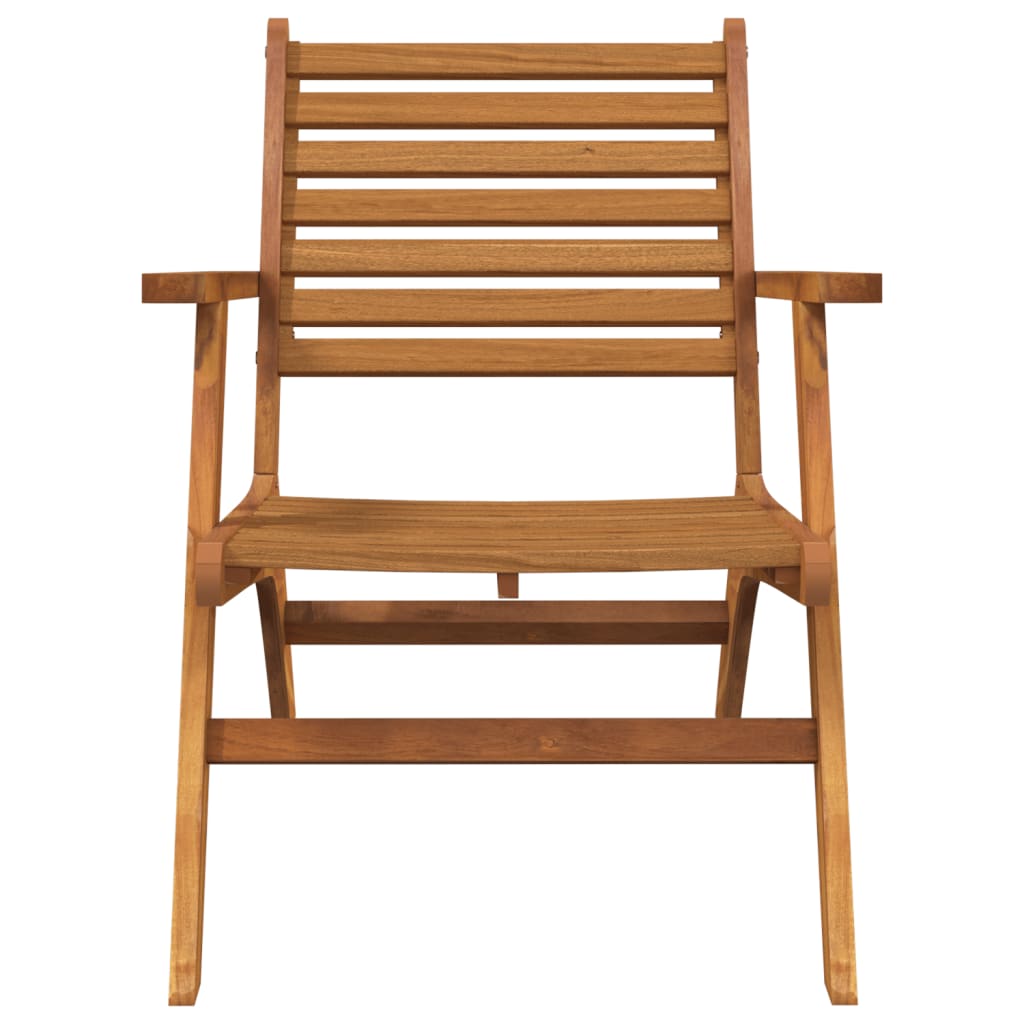 vidaXL Patio Chairs 2 pcs Solid Acacia Wood-3