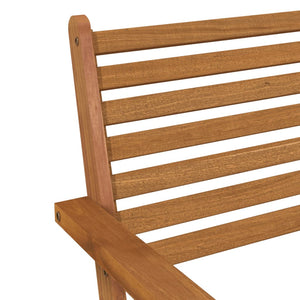 vidaXL Patio Chairs 2 pcs Solid Acacia Wood-6