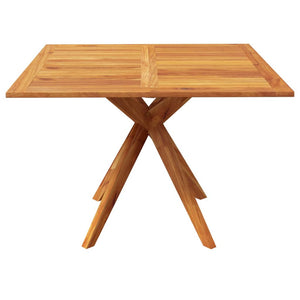 vidaXL Patio Table 43.3"x43.3"x29.5" Solid Wood Acacia-2