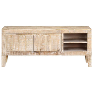 vidaXL TV Stand 43.3"x13.8"x18.1" Solid Wood Mango-1