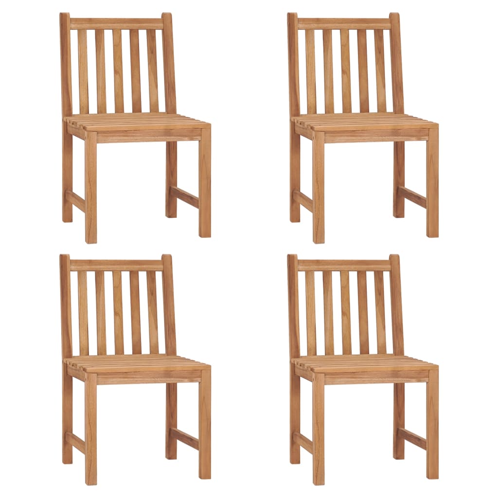 vidaXL 2/4/6/8x Solid Wood Teak Patio Chairs Garden Outdoor Balcony Lounge-10