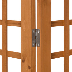 vidaXL Room Divider Freestanding Privacy Screen for Bedroom Solid Wood Fir-1