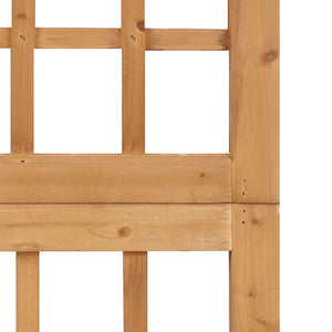 vidaXL Room Divider Freestanding Privacy Screen for Bedroom Solid Wood Fir-19