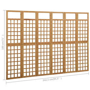 vidaXL Room Divider Freestanding Privacy Screen for Bedroom Solid Wood Fir-22