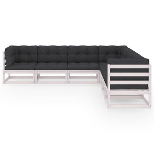 vidaXL Patio Lounge Set Outdoor Sofas with Cushions Poly Rattan Dark Grey-28