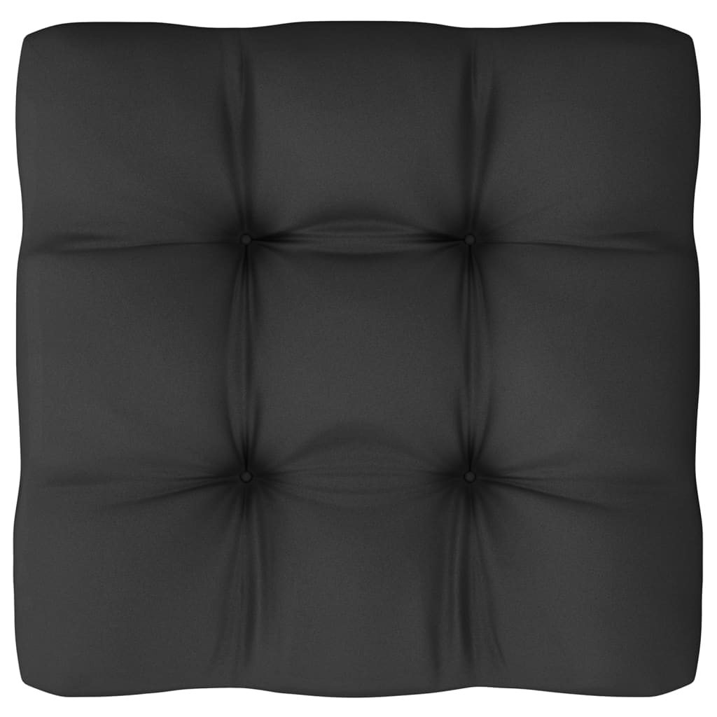 vidaXL Patio Lounge Set Outdoor Sofas with Cushions Poly Rattan Dark Grey-43