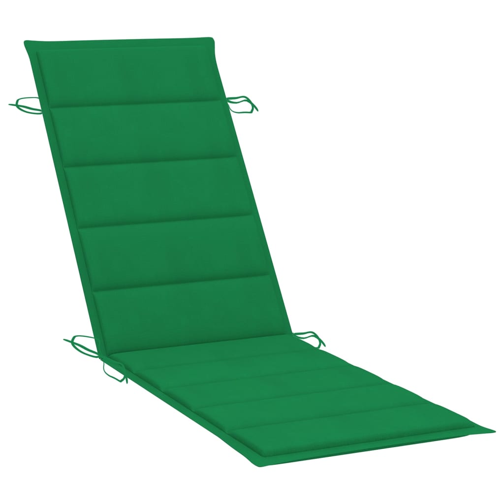 vidaXL Sun Loungers 2 pcs with Cushions Solid Acacia Wood-5