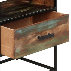 vidaXL Nightstand Storage Bedside Table for Home Bedroom Solid Wood Acacia-11