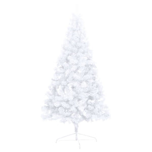 vidaXL Artificial Half Pre-lit Christmas Tree with Stand Party Decoration PVC-21