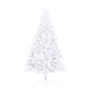 vidaXL Artificial Half Pre-lit Christmas Tree with Stand Party Decoration PVC-51