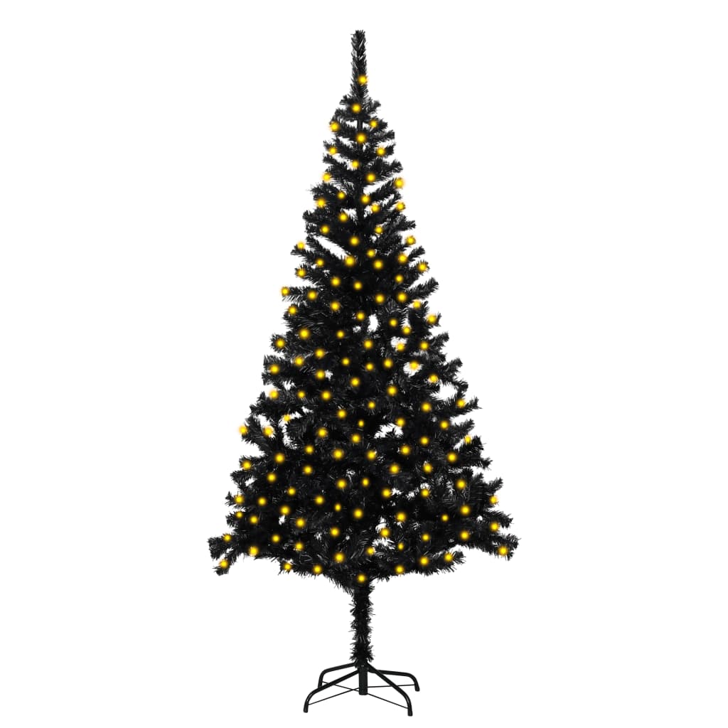 vidaXL Christmas Tree Party Decoration Artificial Tree with LEDs and Stand-84