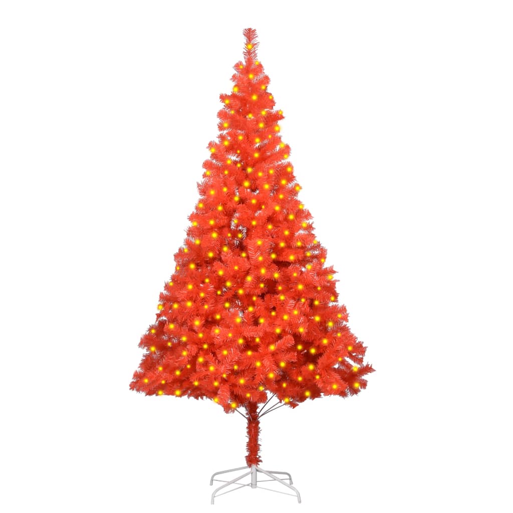 vidaXL Christmas Tree Party Decoration Artificial Tree with LEDs and Stand-80