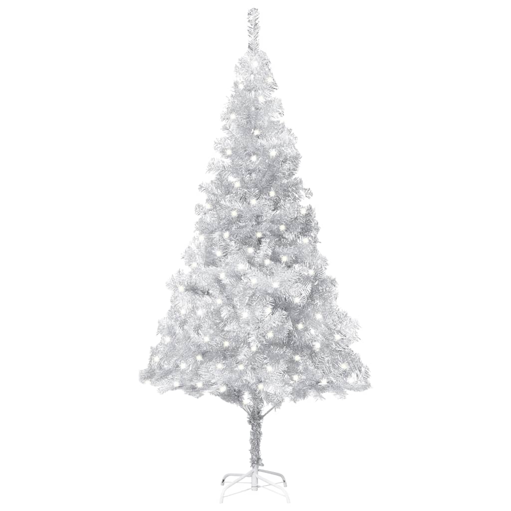 vidaXL Christmas Tree Party Decoration Artificial Tree with LEDs and Stand-36