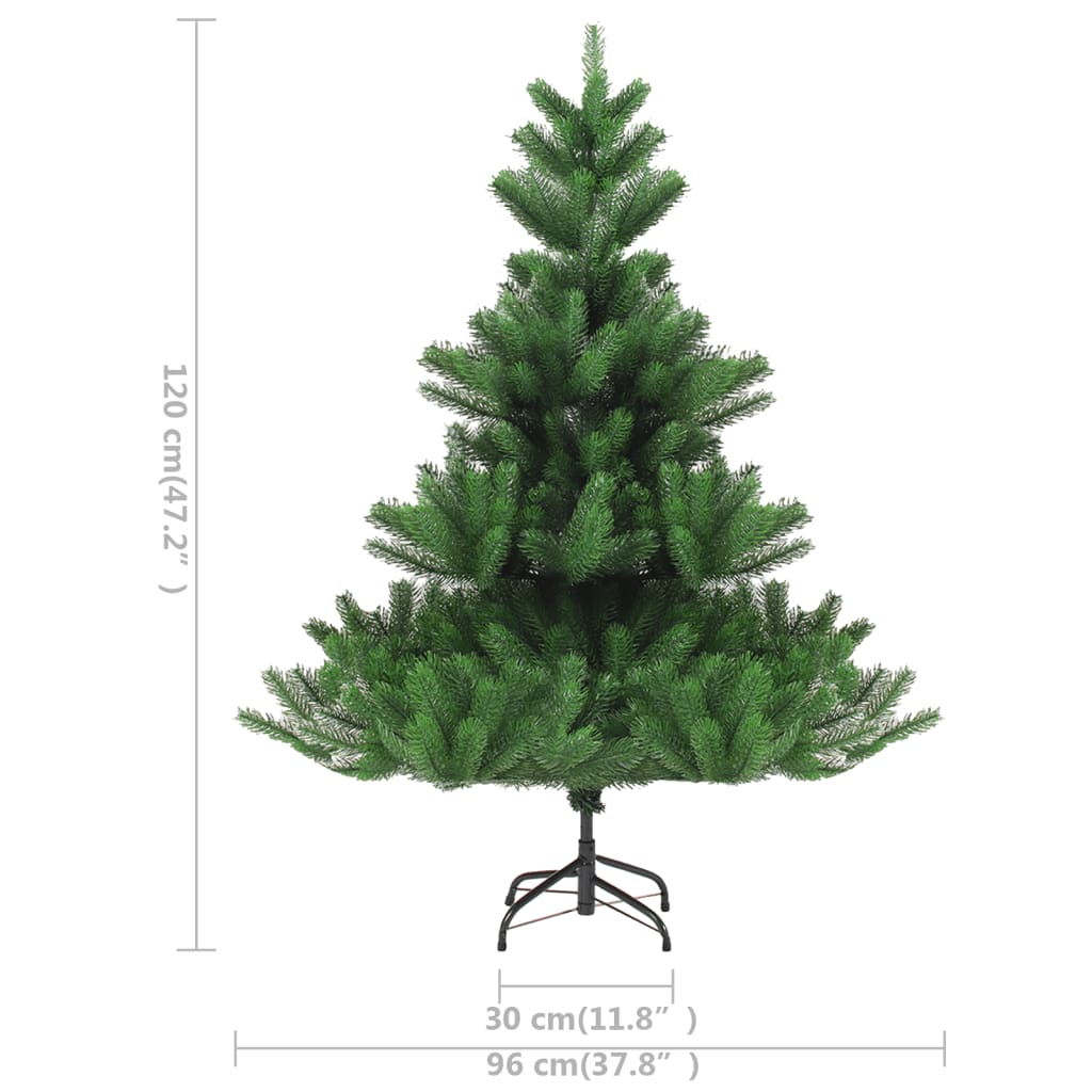 vidaXL Christmas Tree Nordmann Fir Artificial Xmas Tree with LED and Ball Set-55