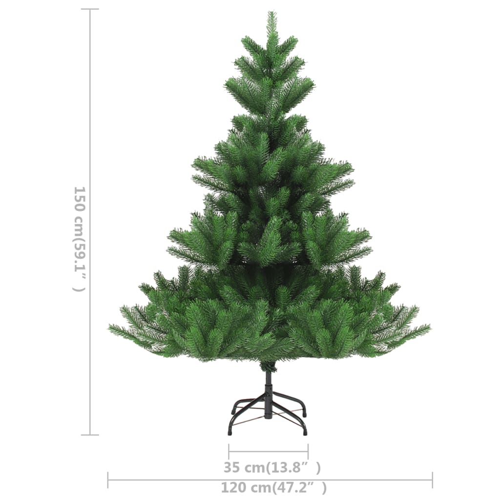 vidaXL Christmas Tree Nordmann Fir Artificial Xmas Tree with LED and Ball Set-28