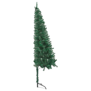 vidaXL Corner Artificial Pre-lit Christmas Tree Xmas Tree Party Decoration PVC-6