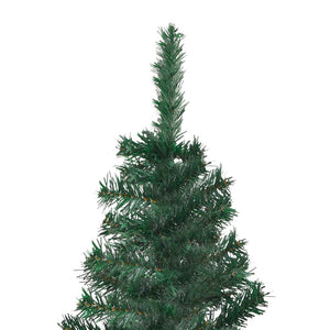 vidaXL Corner Artificial Pre-lit Christmas Tree Xmas Tree Party Decoration PVC-12