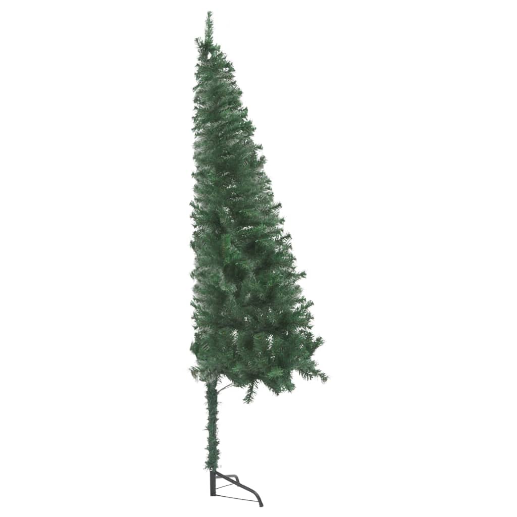 vidaXL Corner Artificial Pre-lit Christmas Tree Xmas Tree Party Decoration PVC-53