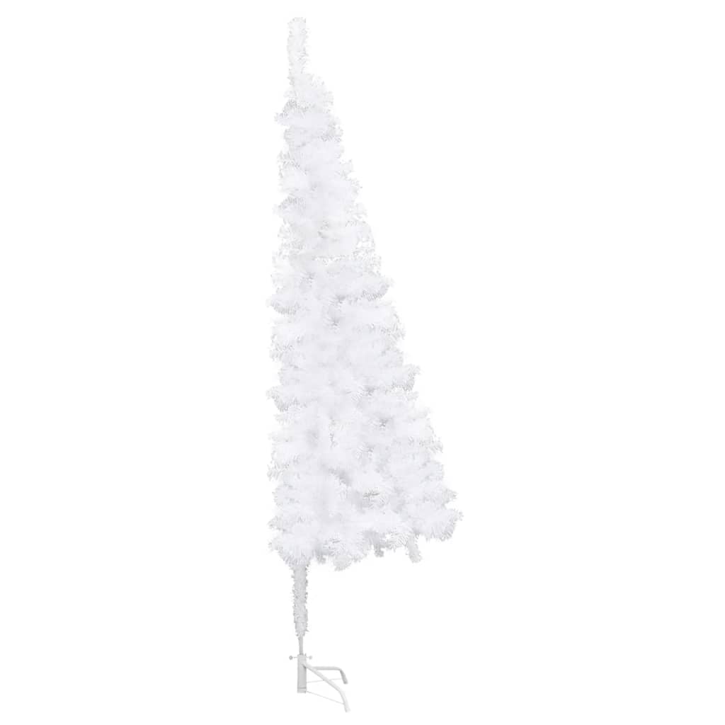 vidaXL Artificial Christmas Tree Corner Christmas Tree with LEDs and Ball PVC-16