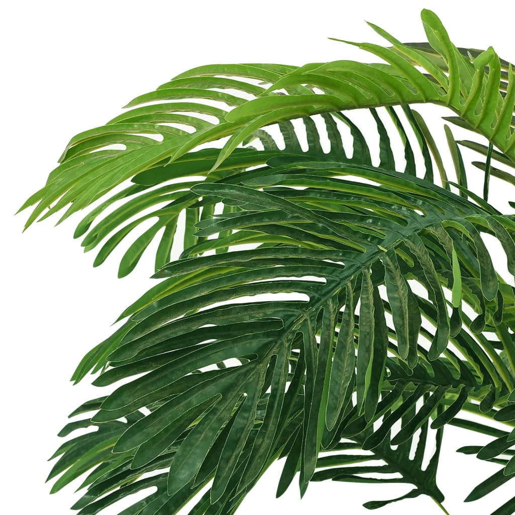 vidaXL Artificial Tree Cycas Lifelike Tropical Palm Tree with Pot 35.4" Green-5