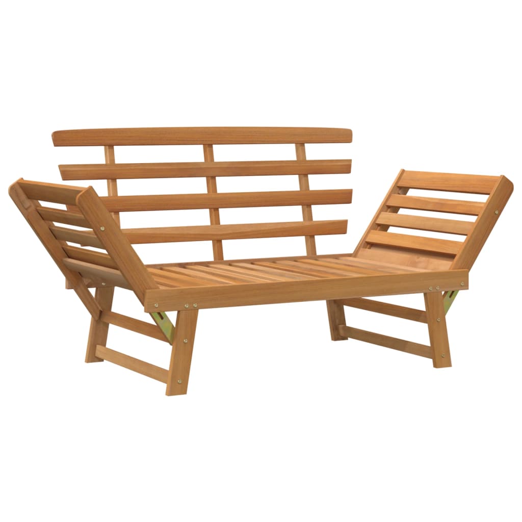 vidaXL Patio Bench Outdoor Garden Bench with Cushions 2-in-1 Solid Wood Acacia-34