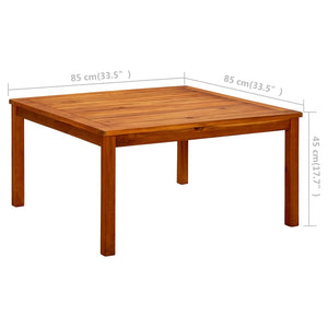 vidaXL Coffee Table Outdoor Side Table Garden Furniture Solid Wood Acacia-51