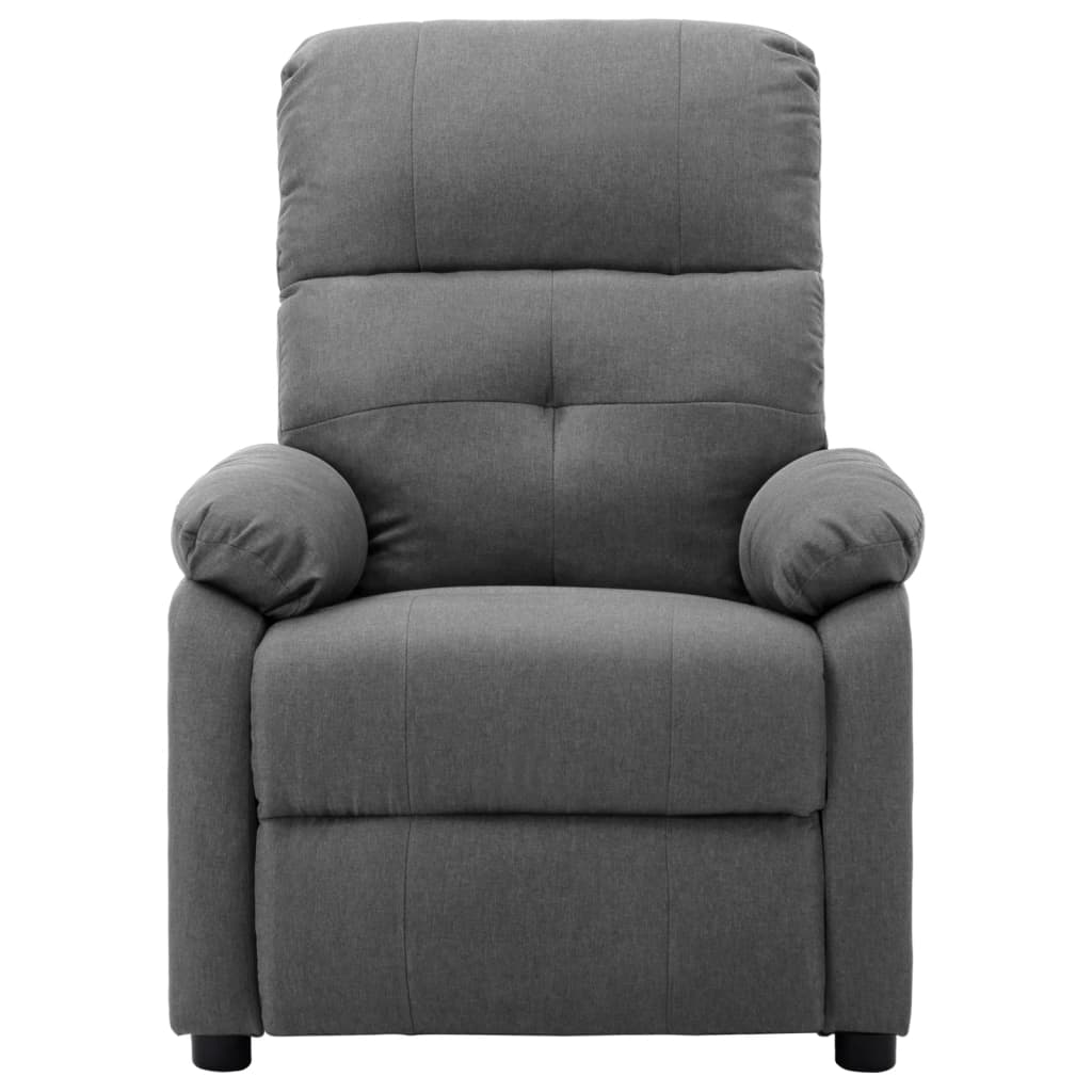 vidaXL Massage Chair Massaging Recliner Push Cozy Chair for Elderly Fabric-13