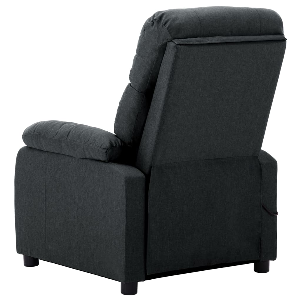 vidaXL Massage Chair Massaging Recliner Push Cozy Chair for Elderly Fabric-8