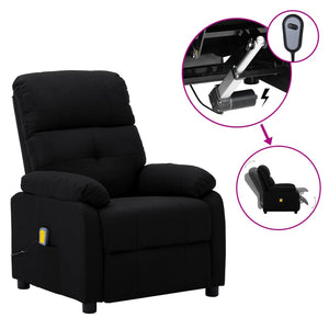 vidaXL Massage Chair Massaging Recliner Push Cozy Chair for Elderly Fabric-7