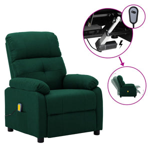 vidaXL Massage Chair Massaging Recliner Push Cozy Chair for Elderly Fabric-19