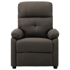 vidaXL Massage Chair Massaging Recliner Push Cozy Chair for Elderly Fabric-36