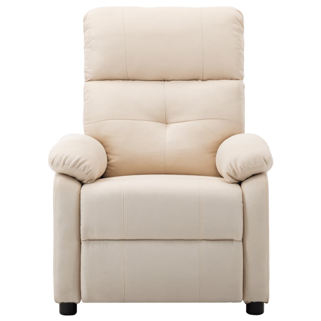 vidaXL Massage Chair Massaging Recliner Push Cozy Chair for Elderly Fabric-1