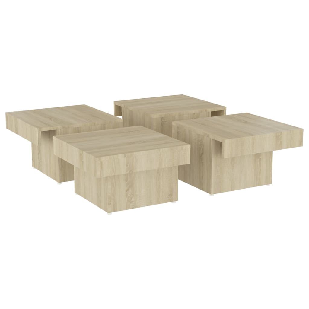 vidaXL Coffee Table Engineered Wood Couch End Table Furniture Multi Colors-53