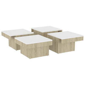 vidaXL Coffee Table Engineered Wood Couch End Table Furniture Multi Colors-57