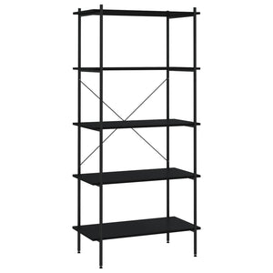 vidaXL 5-Tier Shelving Unit Standing Bookcase Bookshelf for Living Room Office-12