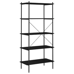 vidaXL 5-Tier Shelving Unit Standing Bookcase Bookshelf for Living Room Office-20