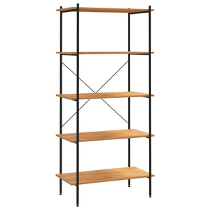 vidaXL 5-Tier Shelving Unit Standing Bookcase Bookshelf for Living Room Office-19