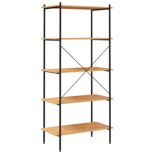 vidaXL 5-Tier Shelving Unit Standing Bookcase Bookshelf for Living Room Office-6