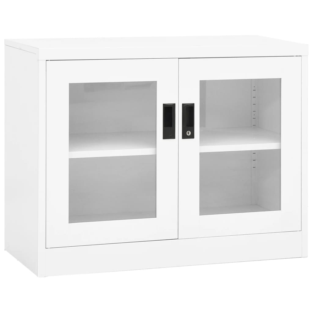vidaXL Office Cabinet Anthracite 35.4"x15.7"x41.3" Steel-0