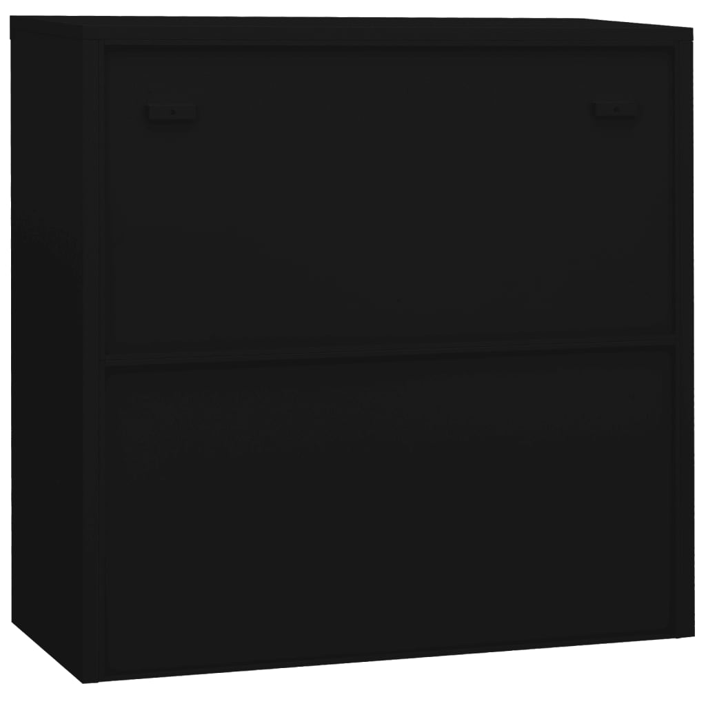 vidaXL Office Cabinet Anthracite 35.4"x15.7"x41.3" Steel-47