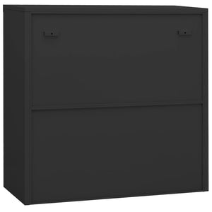 vidaXL Office Cabinet Anthracite 35.4"x15.7"x41.3" Steel-20