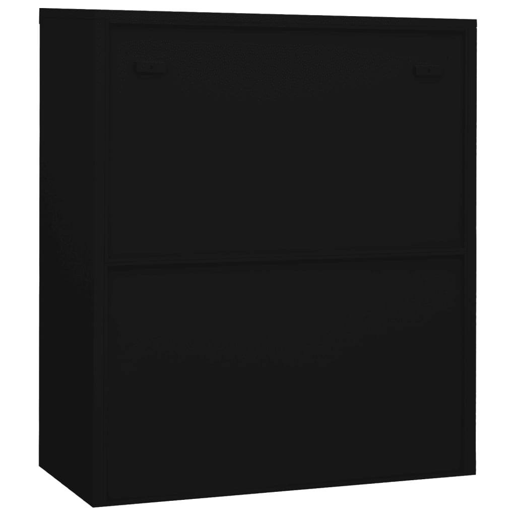 vidaXL Office Cabinet Anthracite 35.4"x15.7"x41.3" Steel-5