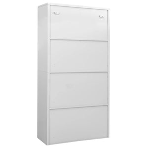 vidaXL Filing Cabinet Storage Metal Cabinet with Shelves for Home Office Steel-15