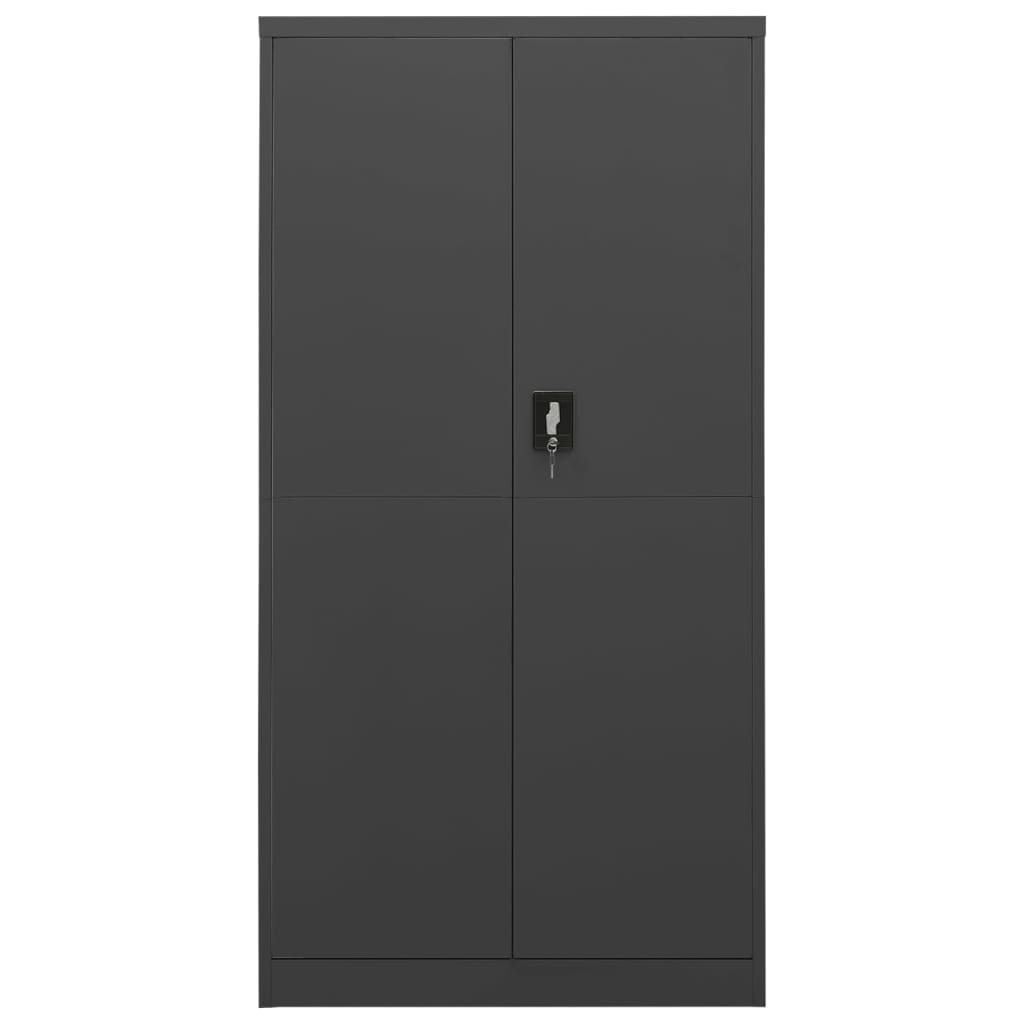 vidaXL Storage Cabinet with a Lock Storage Locker Storage Organizer Steel-12